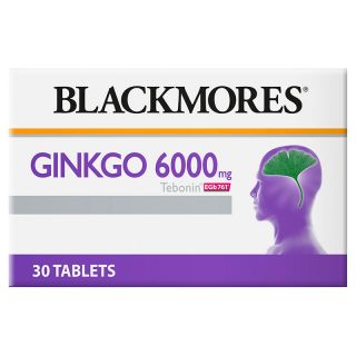 Blackmores Ginkgo 6000mg (Tebonin) 30 Tablets
