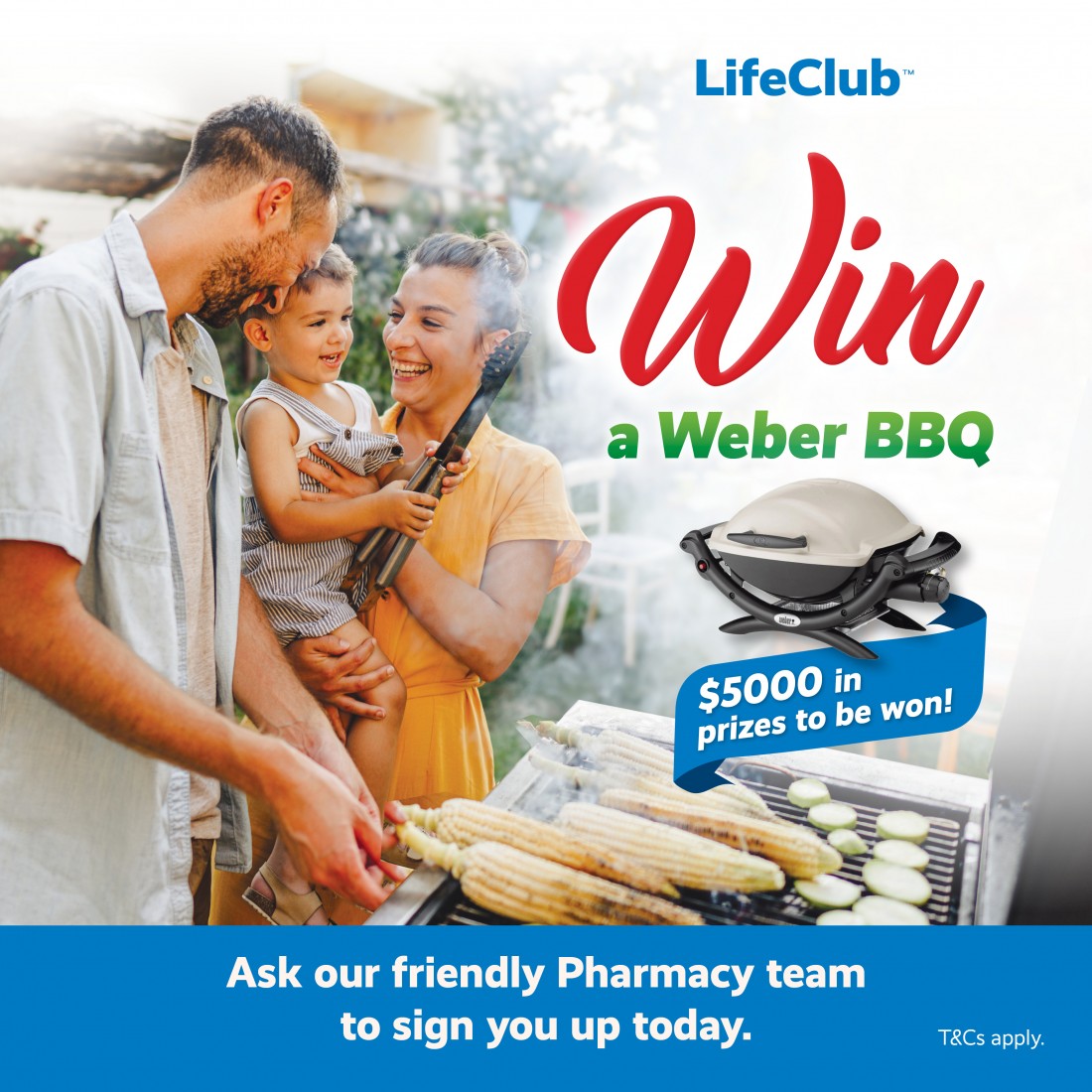 LifeClub - Win A Weber BBQ - November & December 2022