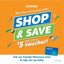 LifeClub Shop and Save Campaign