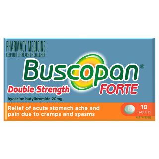 Buscopan Forte Double Strength 10 Tablets
