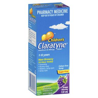Claratyne Children's Hayfever Allergy Relief Grape Flavoured Syrup 120ml