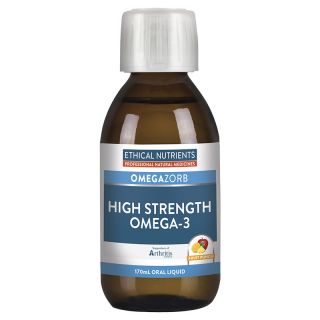 Ethical Nutrients Omegazorb High Strength Omega-3 Fruit Punch 170ml