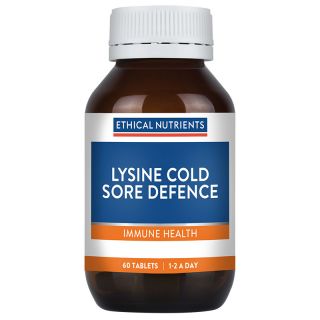 Ethical Nutrients Immuzorb Lysine Viral Cold Sore Defence 60 Tablets