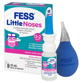 Fess Little Noses Spray + Aspirator 15ml