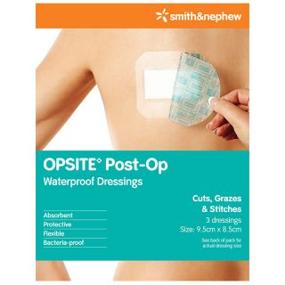 Smith & Nephew Opsite Post-Op 9.5 x 8.5cm 3 Pack