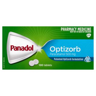 Panadol Optizorb Paracetamol 500mg 100 Tablets