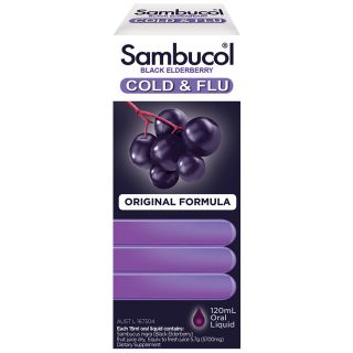 Sambucol Cold & Flu Syrup 120ml