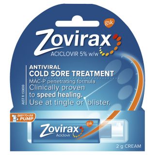 Zovirax Cold Sore Cream Pump 2g