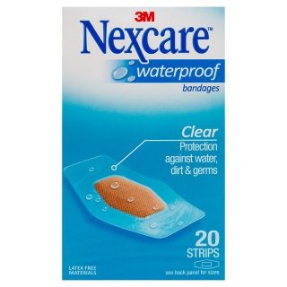 Nexcare Waterproof Strips Medium 20 Pack
