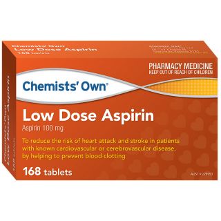 Chemists' Own Low Dose Aspirin 168 Tablets