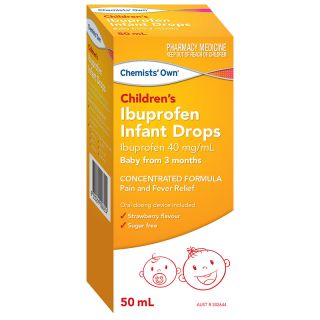 Chemists' Own Ibuprofen Infant Drops 1m-2yrs 50ml