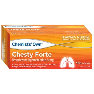 Chemists' Own Chesty Forte 8mg 100 Tablets