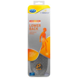 Scholl In-Balance Lower Back Orthotic Insole Large Size 9 - 11