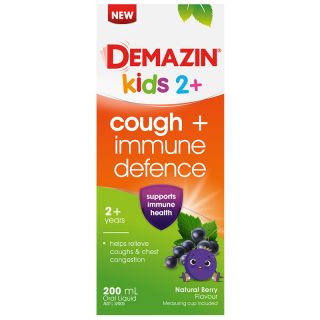 Demazin Kids Cough + Immune Defence Syrup 200ml