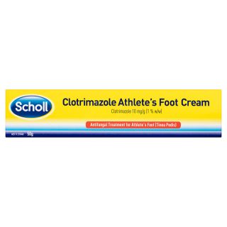 Scholl Clotrimazole Athlete's Foot Cream 50g