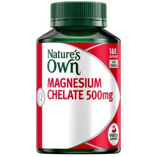 Nature's Own Magnesium Chelate 500mg 180 Tablets